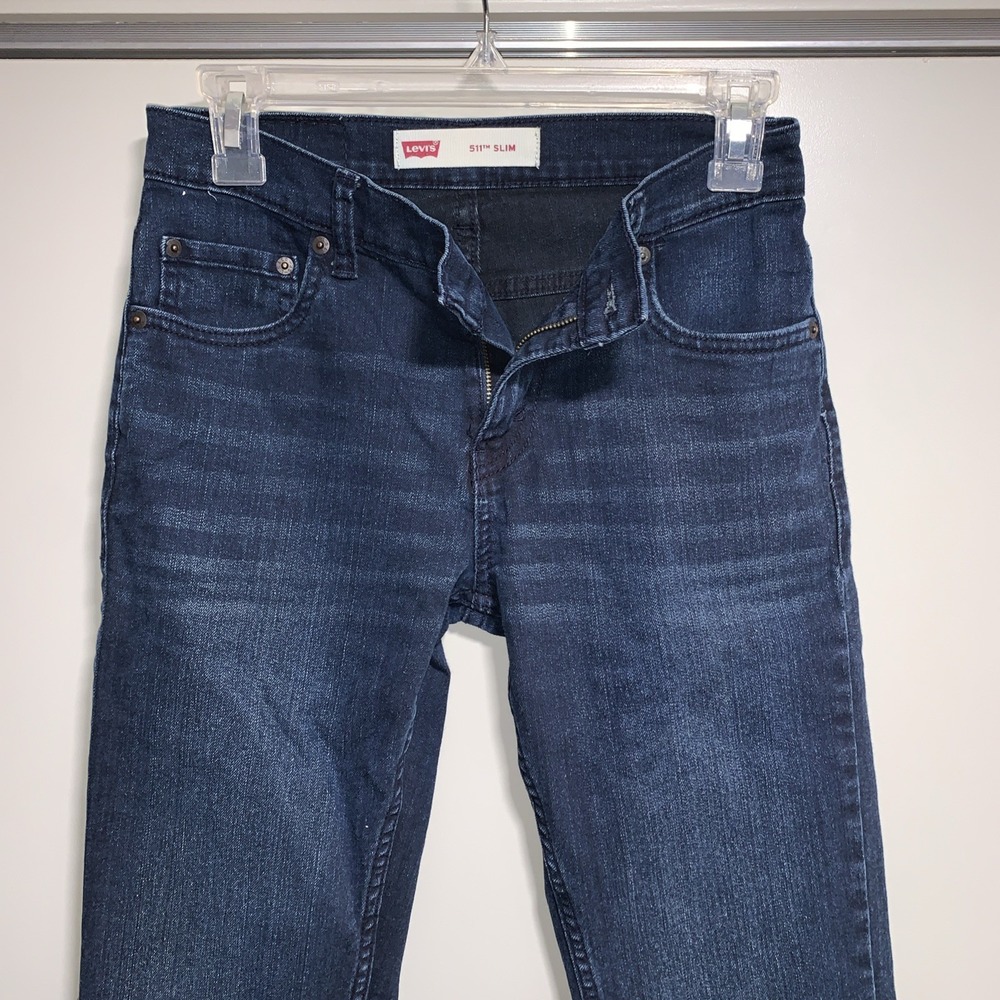 Levis Jeans Womens 14 Reg 27x27 Dark Wash Performance 511 Slim Denim